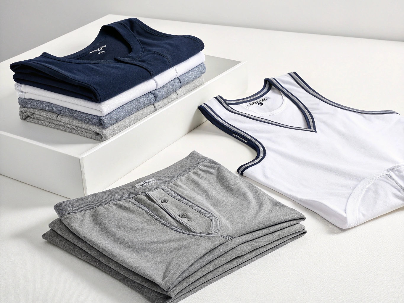 Men's cotton innerwear briefs and comfortable undergarments