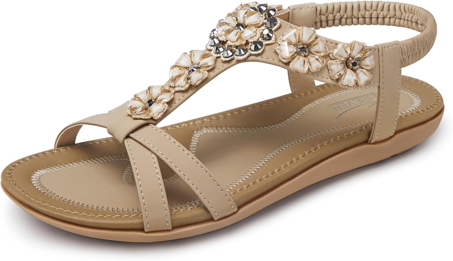 Comfortable women's flat sandals and casual footwear collection